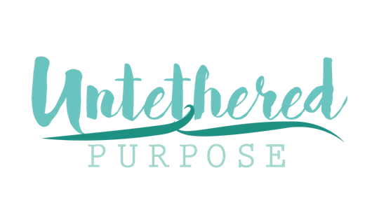 Untethered Purpose logo on Canvas Ice